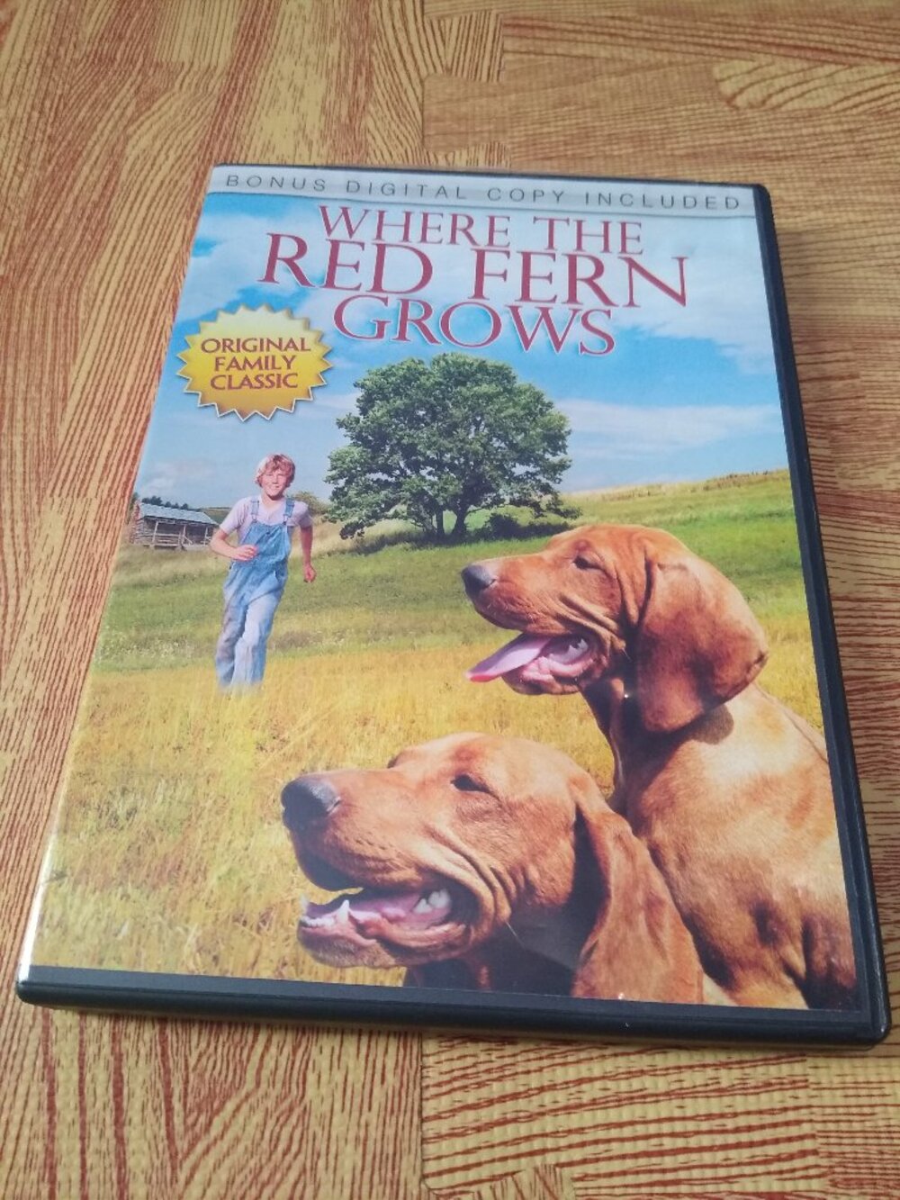 "Where the Red Fern Grows" DVD, very good condition